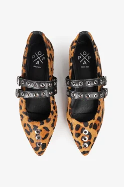 Popa Bailarina señora Estrella Leopardo Naranja Outlet