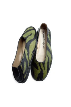 Gioseppo Bailarinas piel by Melyssa Pinto Estampado blanco Online