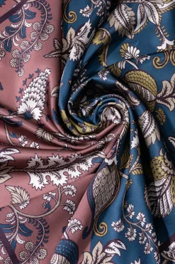 Vilanova Bandana Estampada Floral Azul Outlet