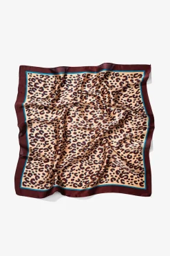 Vilanova Bandana Satinada Estampada Leopardo Marrón Discount