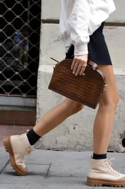 The Code Bandolera casandra chocolate Marr&oacute;n oscuro Sale