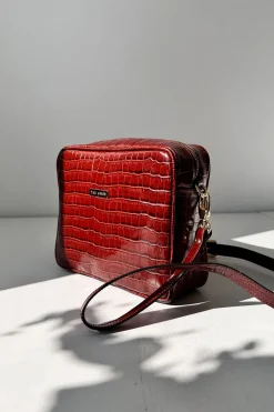 The Code Bandolera charlotte praline Marr&oacute;n Outlet