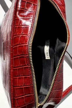 The Code Bandolera charlotte praline Marr&oacute;n Outlet