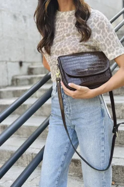 The Code Bandolera claudia chocolate Marr&oacute;n oscuro Hot