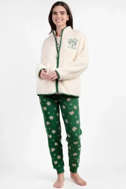 Admas Bata corta borrego baby Yoda Mandalorian mujer beige Clearance