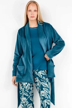 Gisela Bata en tejido polar elástico estampado Hot