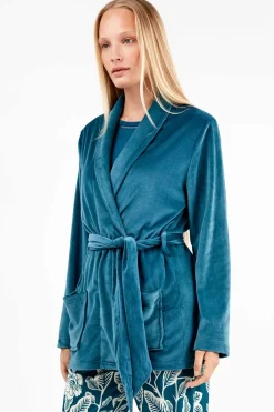 Gisela Bata en tejido polar elástico estampado Hot