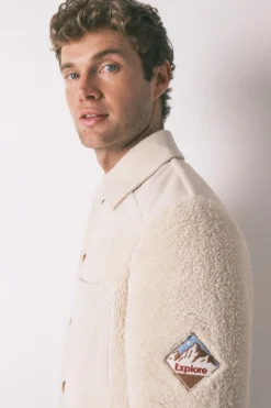 Women'secret Bata media borreguito beige Discount