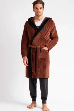 Admas Bata midi calentita Disney Star Wars para hombre marr&oacute;n