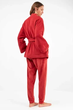 Gisela Bata pelo color rojo estampado Sale