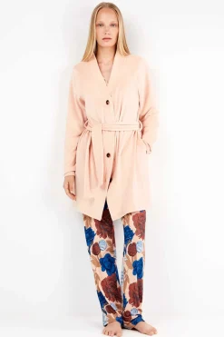 Gisela Bata tejido polar elástico rosa Outlet