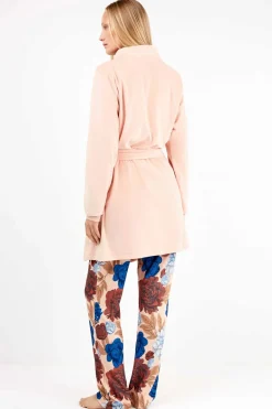 Gisela Bata tejido polar elástico rosa Outlet