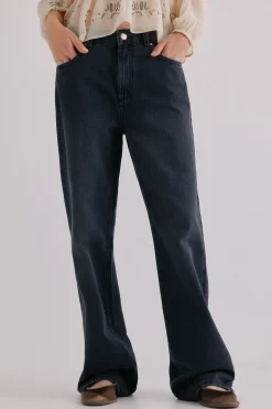 Hoss Intropia Beatrice. Vaqueros de corte recto Gris Sale