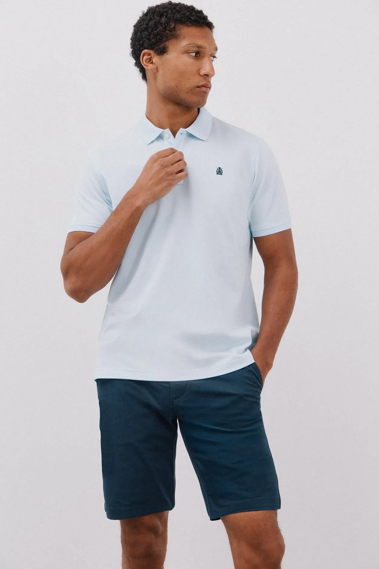 Cortefiel Bermuda chino Azul marino Clearance