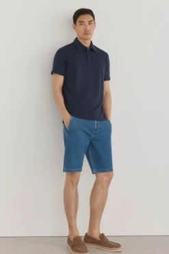 Pedro del Hierro Bermuda denim regular fit Azul Outlet