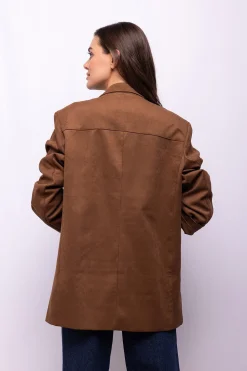 Object Blazer Marr&oacute;n oscuro Best