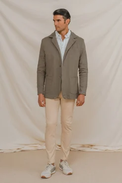 Celopman Blazer Casual Algodón verde Best