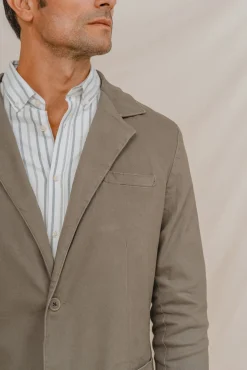 Celopman Blazer Casual Algodón verde Best