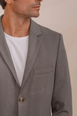 Celopman Blazer Casual Estructura verde Best