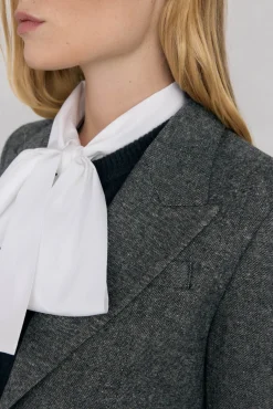 Pedro del Hierro Blazer cheviot Gris Sale