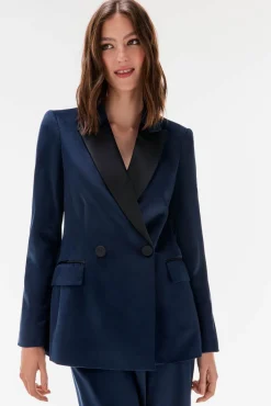 TFP by Tamara Falcó Blazer combinada Azul