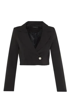Trendyol Blazer corta negro Sale