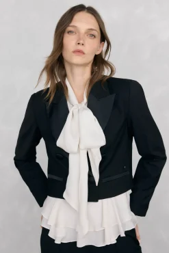 Pedro del Hierro Blazer corta negra Negro Online