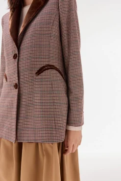 TFP by Tamara Falcó Blazer cruzada Gris Discount