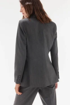 TFP by Tamara Falcó Blazer cruzada Gris Clearance