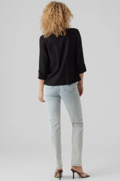 Vero Moda Blazer de mujer abierta con solapa Negro New