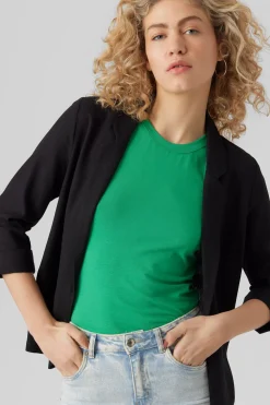 Vero Moda Blazer de mujer abierta con solapa Negro New