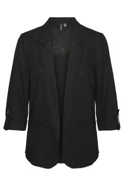 Vero Moda Blazer de mujer abierta con solapa Negro New