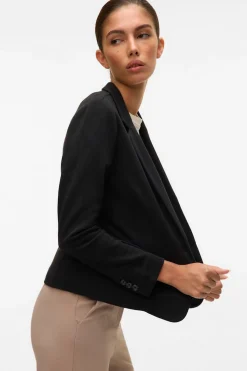 Vero Moda Blazer de mujer manga larga con bolsillos Negro Best