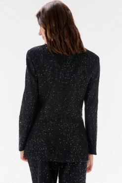 TFP by Tamara Falcó Blazer entallada de lentejuelas Negro Clearance