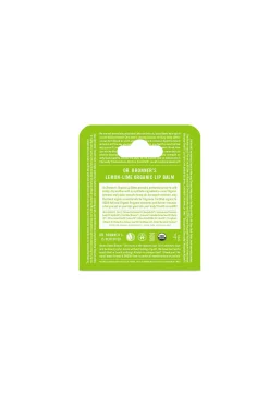 Dr. Bronner's Bálsamo labial orgánico "Limón-Lima" verde Hot