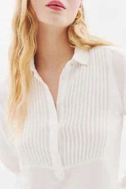 Caroll Blusa 100% viscosa Marfil Online