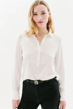 Caroll Blusa 100% viscosa Marfil Online