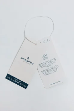 Springfield Blusa asimétrica smock negro New