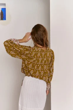 Jaase Blusa Bree estampado Amalie Estampado beige Sale