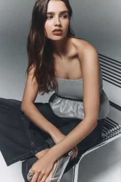 High Spirits Blusa Bubblé gris Hot