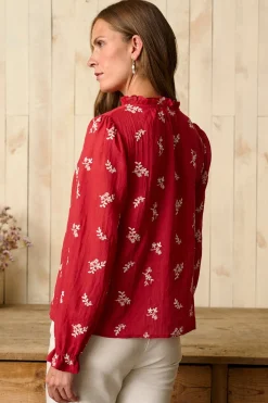 Polín Et Moi Blusa cereza Tania Rojo Online