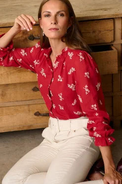 Polín Et Moi Blusa cereza Tania Rojo Online