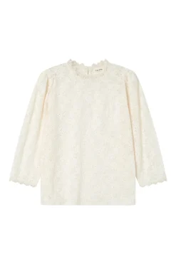 Grace & Mila Blusa de encaje Blanco New