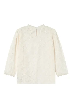 Grace & Mila Blusa de encaje Blanco New