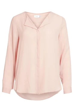 Vila Blusa de manga larga Rosa Best