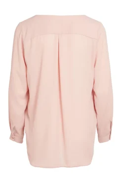 Vila Blusa de manga larga Rosa Best