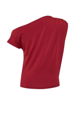 Trendyol Blusa de punto burdeos Discount