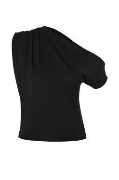 Trendyol Blusa de punto negro