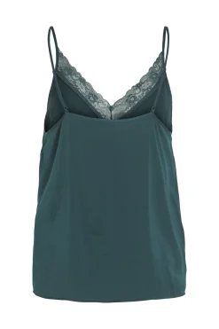 Vila Blusa de tirantes ajustables fluida Verde Best