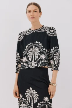 Cortefiel Blusa estampada Multicolor Clearance